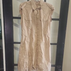 Tommy Hilfiger Khaki Shirt Dress
